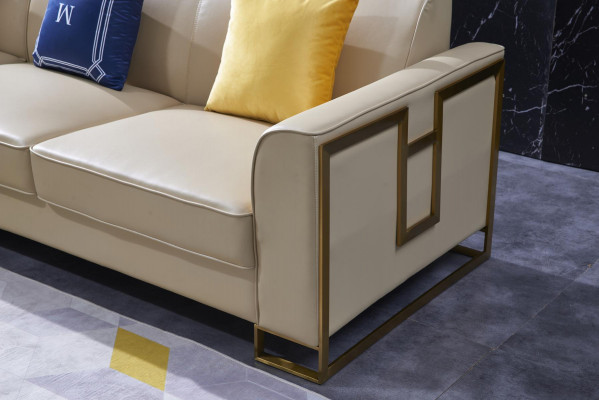 Bank Hoekbank L-vorm Fauteuil Salontafel Voetenbank Hoekbank Bekleding 2-delig Nieuw