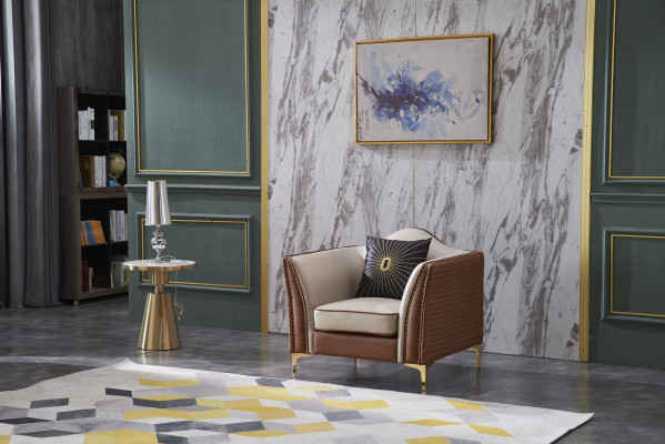 Fauteuil Club Lounge Designer Armleuning Stoel Gestoffeerde Bank 1-zits Bank Nieuw