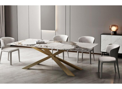 Ontwerp woonkamertafels eetkamer 180x90cm meubels tafel eettafel roestvrijstalen x-benen
