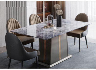 Marmeren stijl keuken Moderne eettafel tafel Tafels Eetkamer Luxe meubels Design