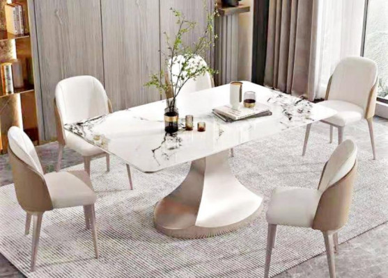 Eetzaal Kolomtafels Italiaanse meubels Eettafel Restauranttafel Luxe Nieuw