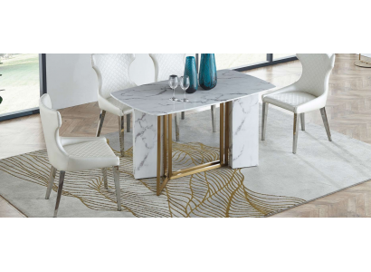 Luxus meubels marmeren tafels 180x90cm woonkamer hotel eetkamertafel ontwerper nieuw