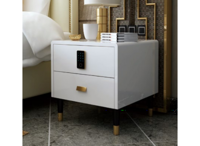 Nachtkastje Nachtkastje commode Bijzettafel Decoratieve console Hoogglans Goud