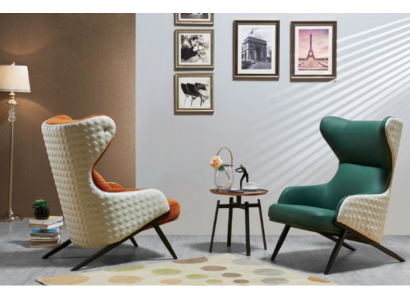 Lounge stoel clubfauteuil leuning relax lees luxe stoelen nieuw cocktailfauteuil