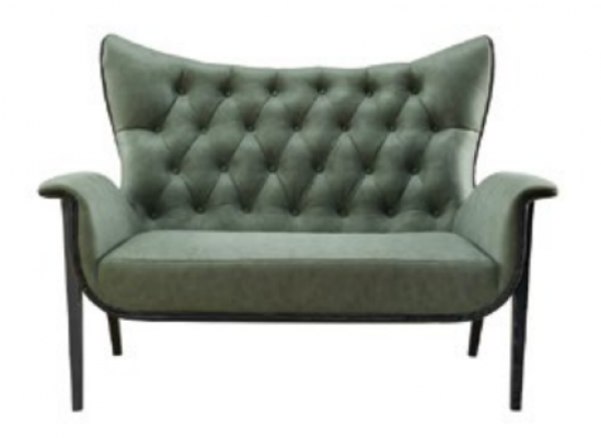 Chesterfield bank 2-zits gestoffeerde design bankstel bankstel bankstel tweezitter