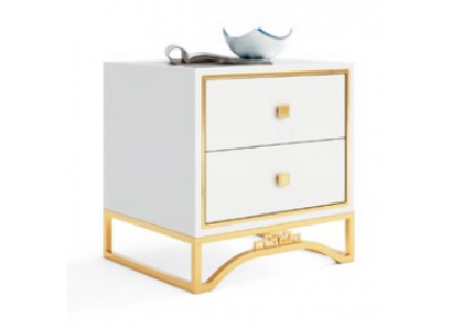 Tafel nachtkastje Bank tafel Bijzettafel Bed tafel met lade Wit