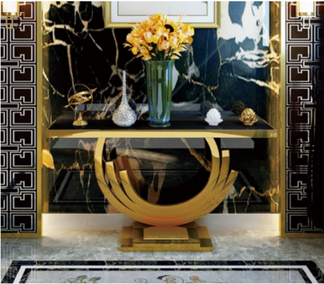 Console tafel Sideboard Metaal Wandtafel Dressoir Decoratie Console Bijzettafel