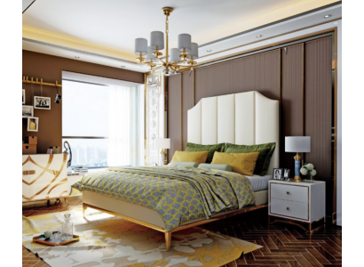 Beddengoed Decoratie Ontwerp Luxe Tweepersoons Hotelbedden Slaapkamer Leer