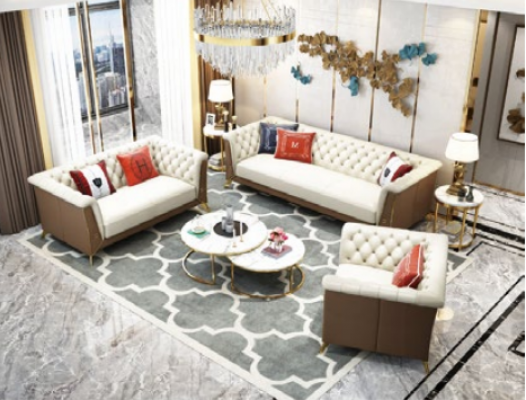 Sofa Bankstel Zitkussen Compleet Set 3+2+1 Banken Ontwerper