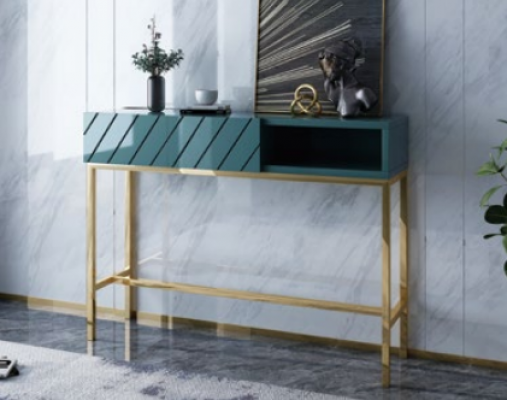 Ontwerper houten tafel console tafel console consoletafels make-up