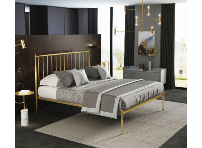 Italiaans lederen designmeubilair bed tweepersoons slaapkamer 180x200cm