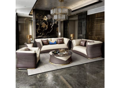 Luxe meubelbankstel bank bank gestoffeerd 3+2+1 zits met salontafel