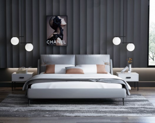 Modern houten bed Luxe designmeubels Bedden Dubbel Nieuw Slaapkamer