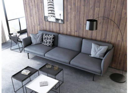 Design bankstel 3-zits woonkamer bank banken gestoffeerde banken driezitter.