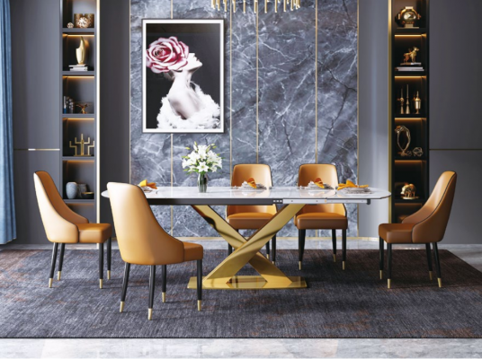 Moderne houten eettafel tafel houten tafels 120/180cm eetkamer