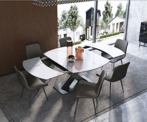 Ontwerp eetkamergroep Tafel + 2 Stoelen Zitting Kussenset Tafels Rugleuning