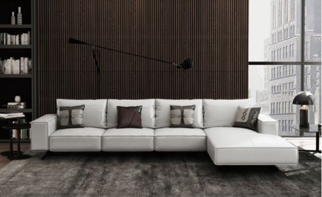 Hoekbank gestoffeerde set woonlandschap L-vorm ontwerper bank bankstellen