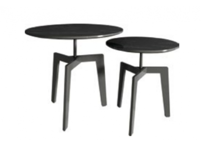 Stel 2x decoratieve salontafel koffietafel bijzettafel designer woonkamertafel