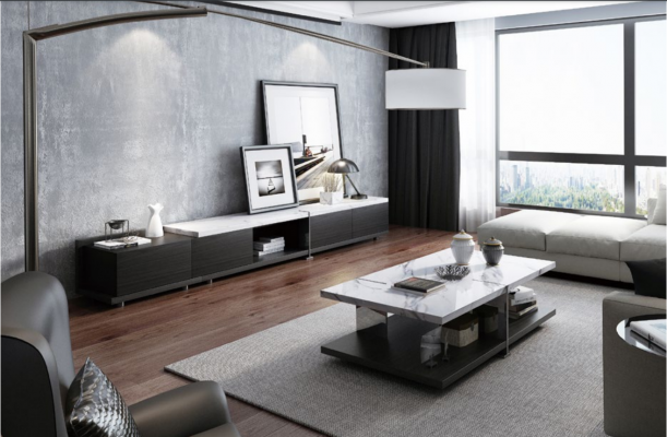 Marmeren salontafel koffietafel bijzettafel ontwerptafel woonkamertafel