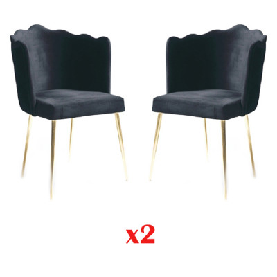 Eetkamer set Italiaanse luxe meubelen stoel set 2x stoelen groep