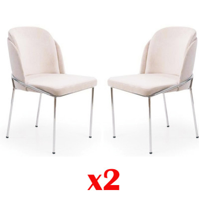 Ontwerp Eetkamer 2x Stoelen Set Nieuw Stoel Garnituur Fauteuil Bekleding