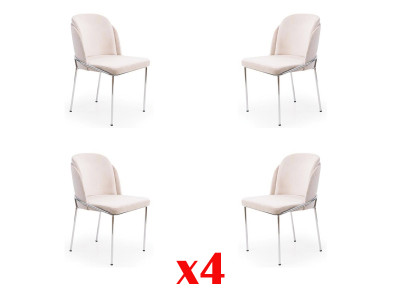 Stoel 4X Stoelen Set Eetkamer Fauteuils Italiaanse Stijl