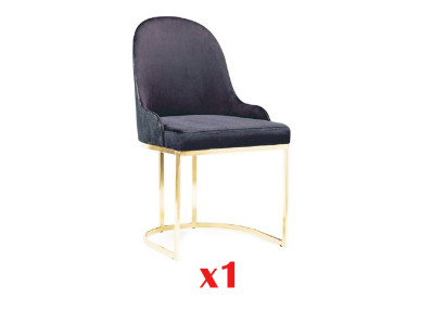 Eetkamerstoelen Hout Luxe fauteuil Stoel Blauw Zetel Woonkamer