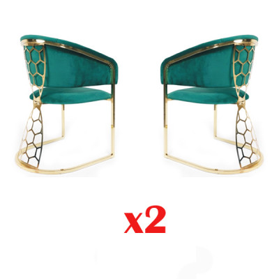 Opvul fauteuil Stoel Eetkamer Restaurant Club Groep 2x Lounge Fauteuil