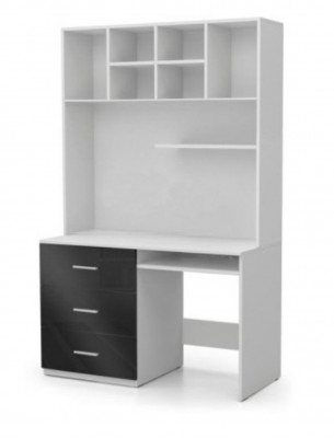 Schrijfzwarte tafel voor kantoor kinderkamer jeugdkamer tafels Nieuw hoogglans