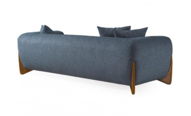 Woonkamer Klassieke bankstel 3-zits Italiaanse stijl Nieuwe fauteuil 2-delig.