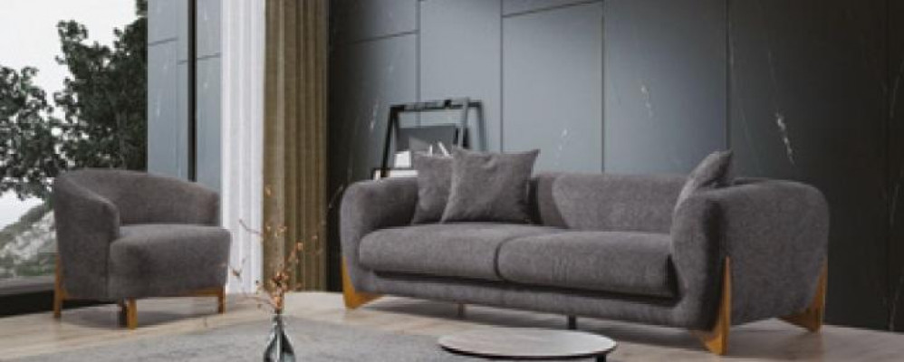 Woonkamer fauteuil Italiaanse stijl bankstel 3-zits klassiek Nieuw 2-delig.