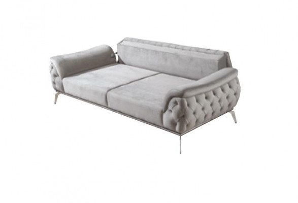 Bankstel 3+3+1 Zits Blauwe Fauteuil Luxe Chesterfield Inrichting
