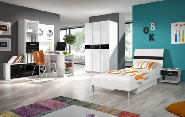 Kast Kasten Garderobe Hoogglans Garderobes Kinderkamer Wit Nieuw