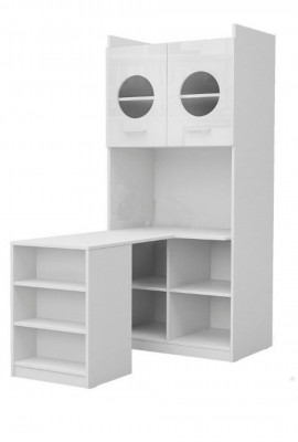 Hoekbureau Modern Bureau Hout Jeugd Kinderkamer Wit Meubel Design