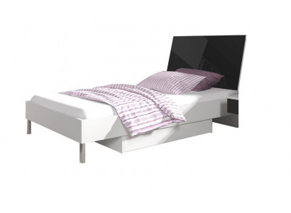 Kinderkamer bed eenpersoons jeugdkamer zwart hout slaapkamers bedden nieuw