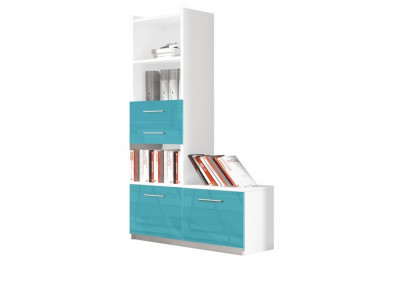 Kast voor de tienerkamer Plank Boekenkast Meubels Turquoise Plank Boekenplank 1-delig