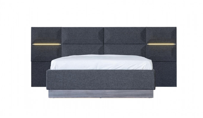 Bed Bekleding Ontwerp Materiaal Hout Dubbel Hotelbedden Nieuw Modern