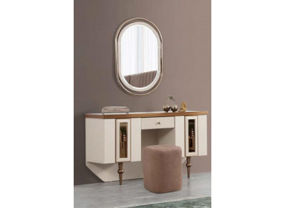 Kaptafel ladekast console ladekasten hout modern slaapkamer beige
