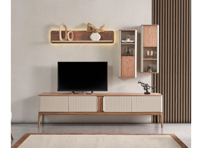 Een chique tv-meubel voor uw woonkamer in moderne stijl.