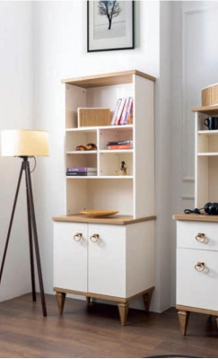 Uniseks slaapkamer jeugdkamer set bed nachtkastje boekenplank tafel 5-delig Nieuw