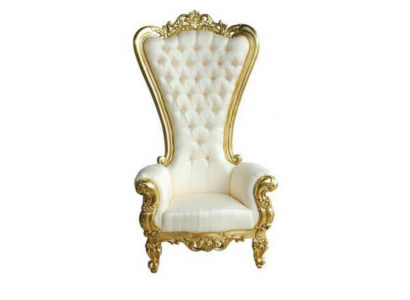 Troonstoel Koninklijke gestoffeerde Chesterfield fluwelen fauteuil in antieke stijl, éénzitter.