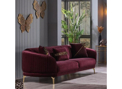 Moderne driezits luxe bankstellen Woonkamer meubelstof Textiel Bank Fluweel