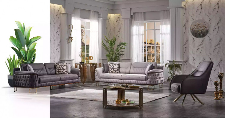 Ontwerp fauteuil bekleding woonkamer hout moderne luxe bruine lounge