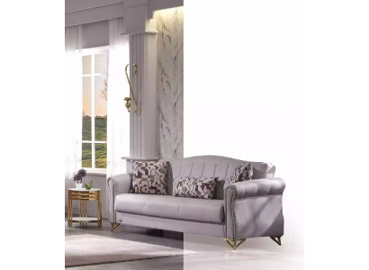 Bankstel 3-zitsbank stoffen bank zitmeubilair gestoffeerde bank loungesofa Sofas