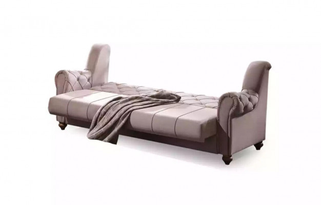 Klassiek woonkamermeubilair 3+1 bank zitbank bankstel Nieuw Beige