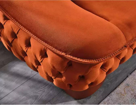 Bankstel 3+3+1 Zitter Luxe Modern Set Design Banken Bekleding Chesterfield