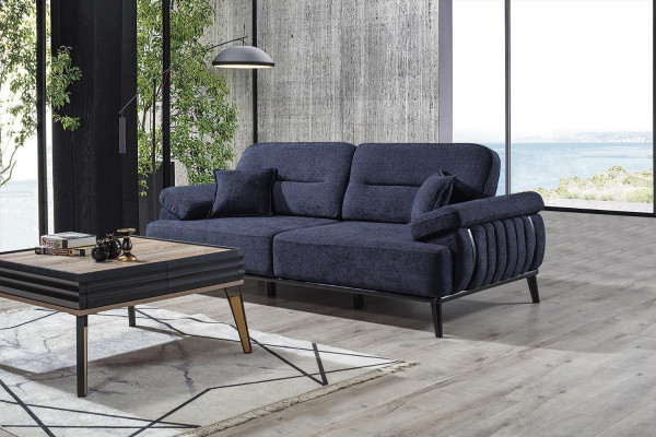 Luxe 4-delige bankstel Moderne bank 3 + 3 + fauteuil + salontafel Woonkamer Set