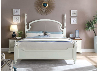 Bed nachtkastje 3-delig - Slaapkamer set - Modern design luxe beddengroep - Hout - Nieuw