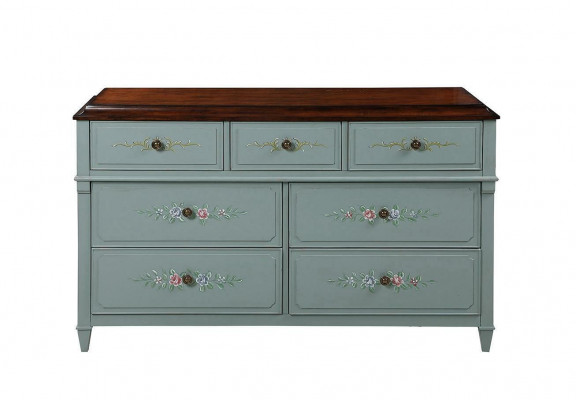 Ladenkast 150cm dressoir kast dressoir houten kast meubels laden massief hout