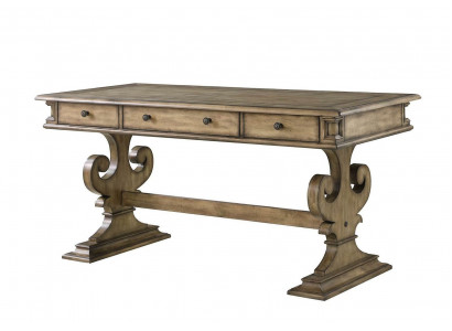 Tafel Bureau Tafel Werktafel Chef Kantoor Meubels CEO Bruin Nieuw